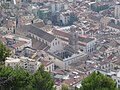 Vue aérienne de la cathédrale.