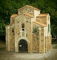 L'église Saint-Michel-de-Lillo d'Oviedo, érigée vers 848.