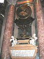 Queen Christina's grave, in San Pietro, Roma.