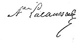 signature d'Auguste Lacaussade