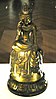 Semi-seated Bodhisattva Maitreya, Asuka Japan, 7th century. Gilt bronze. Tokyo National Museum.