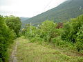 Русский: Западная часть платформы станции «Гагрыпшь» English: Western part of Gagrypsh station's platform