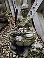 Statue von Manjushri (Monju) in Senkoji, Onomichi, Japan