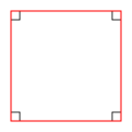 A polygon is bounded by edges; this square has 4 edges.