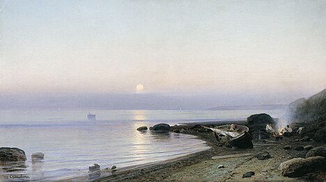 Руфин Судковский. На берегу моря. 1882