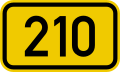 File:Bundesstraße 210 number.svg