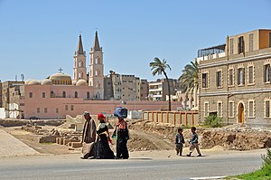 Straßenszene in Luxor, Ägypten