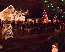 Lights on Peacock Lane