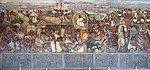 Mural azteške tržnice Tlatelolco, Palacio Nacional