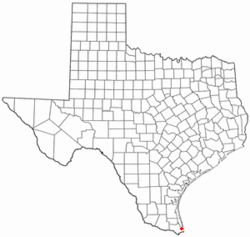 Location of Laguna Heights, Texas