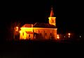 St. László Church at night