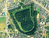 譽田御廟山古墳空拍圖