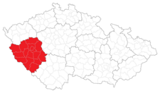 Plzeňský kraj na mapě