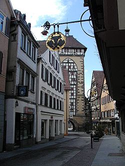 A side view of Reutlingen