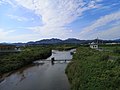 竹野川の中流部