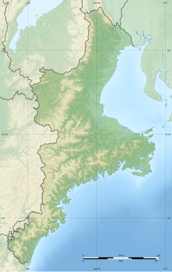 伊賀国庁跡の位置（三重県内）