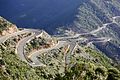 Strada di montagna in Eritrea