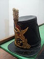 Museum 19th century infantry hat, or shako