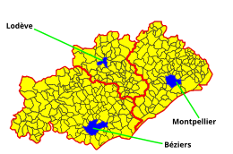 Hérault – Mappa