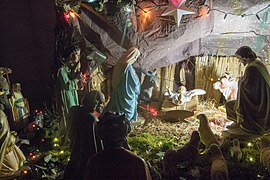 Crèche au sud de la Seine et Marne. Égreville. France.