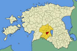 Paistu Parish within Viljandi County in 2009.