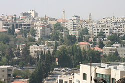 A view of Ramallah