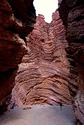 Formación rocosa en Cafayate