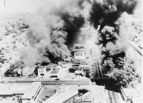 Fire after Watts riots