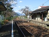 駅構内の様子（北濃方向）