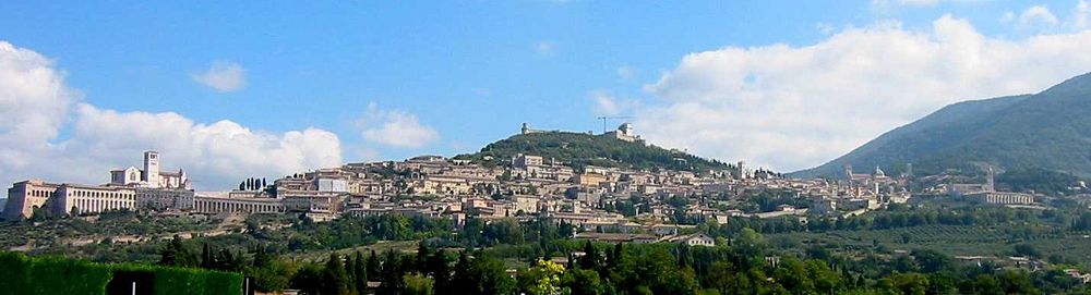 Panorama af Assisi