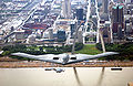 B-2 Spirit flies over St. Louis