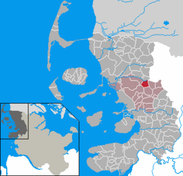 Kaart van Lütjenholm