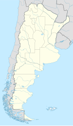 San Bernardo på en karta över Argentina