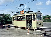 リューベック市電から譲渡された2軸車（1968年撮影）