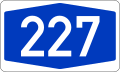 File:Bundesautobahn 227 number.svg