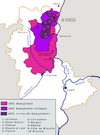 Carte du vignoble du Beaujolais