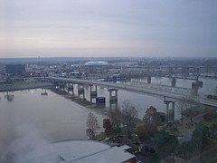 Vista de Little Rock y el río Arkansas