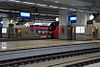 Trains in Belgrade Centre station in January 2016