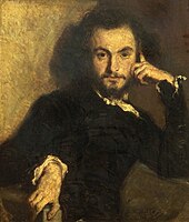 Baudelaire en 1844 par Émile Deroy.