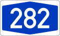 File:Bundesautobahn 282 number.svg