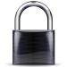 Black padlock