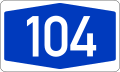 File:Bundesautobahn 104 number.svg