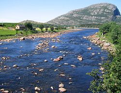 View of the Steinsdalselva river