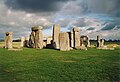 Stonehenge- a Neolithic and Bronze Age megalithic monument in Wiltshire.