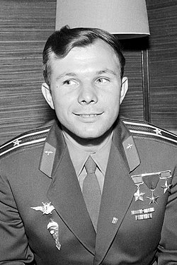 Gagarin Helsingissä vuonna 1961