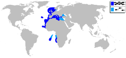 Range of Black seabream