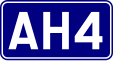 Asian Highway 4 shield