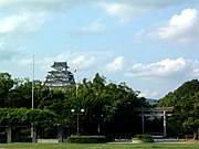 姫路城と姫路護国神社