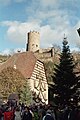 Kaysersberg is dominated by the ruins of its castle