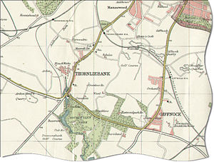 Map of Giffnock in early 1900s